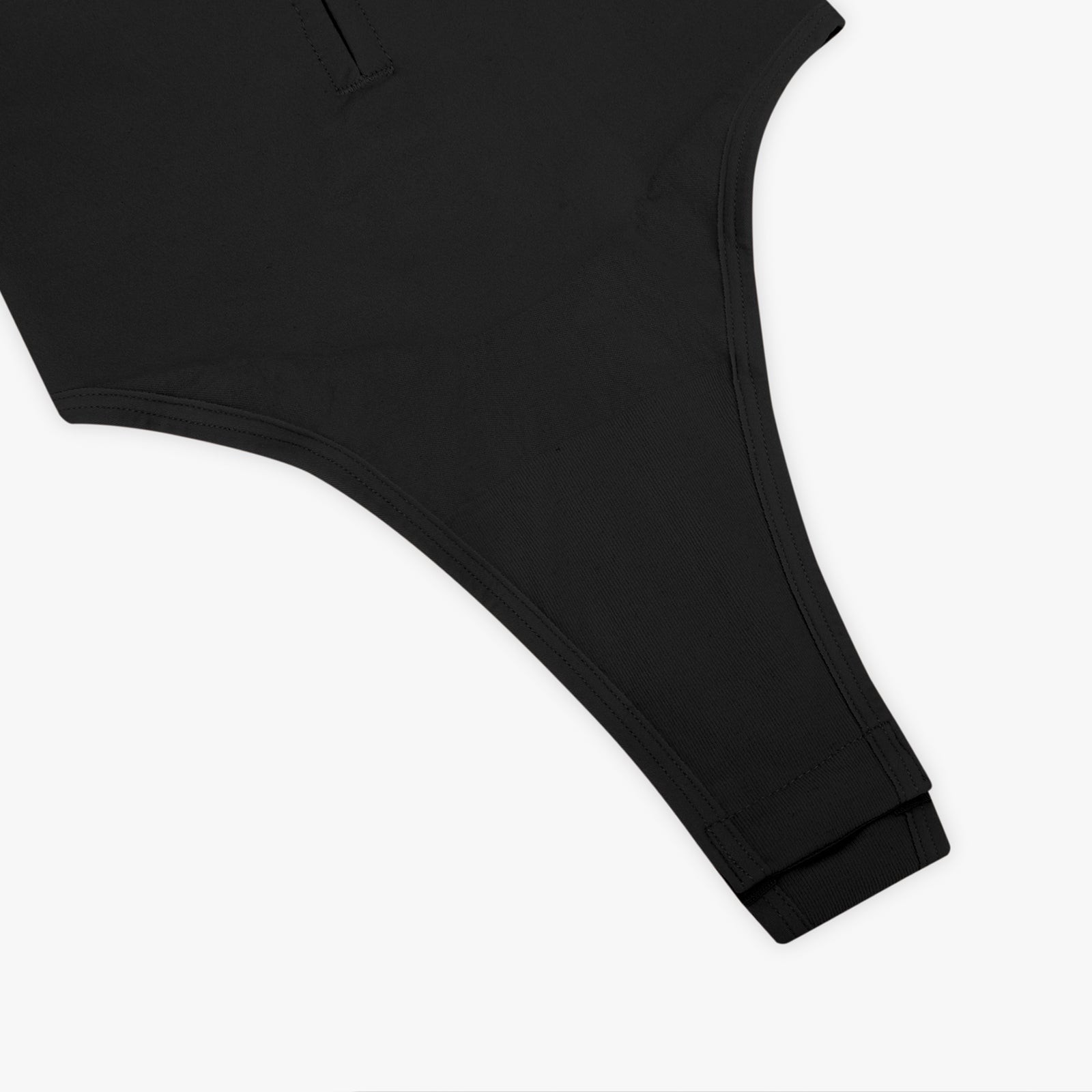 Plunge Sculpt Bodysuit - Black