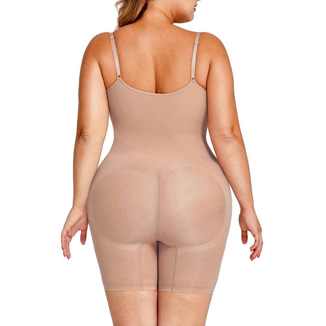 Seamless Overbust Bodysuit - Nude
