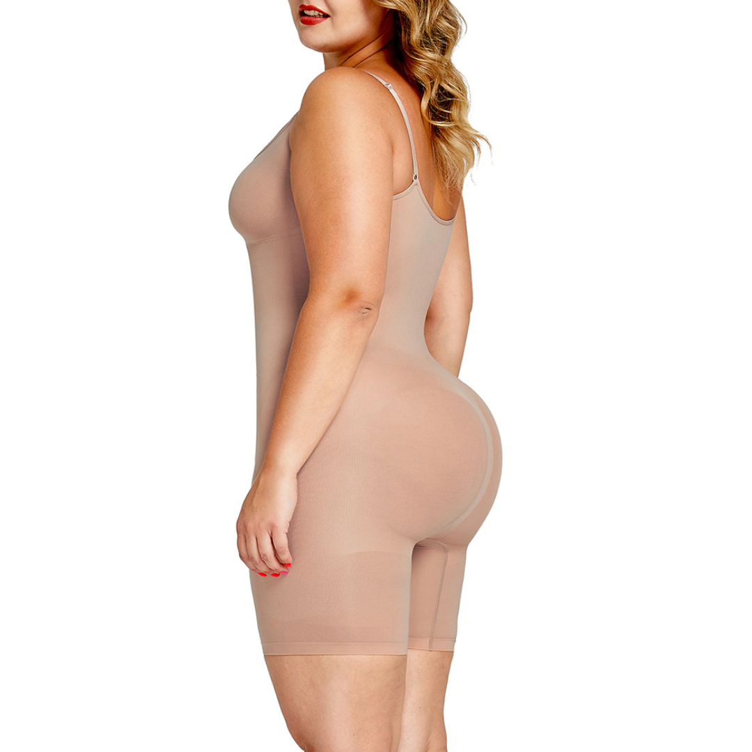 Seamless Overbust Bodysuit - Nude