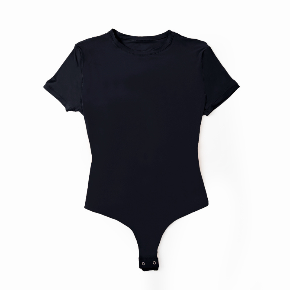 Everyday Essential Bodysuit -Tee (Charcoal)