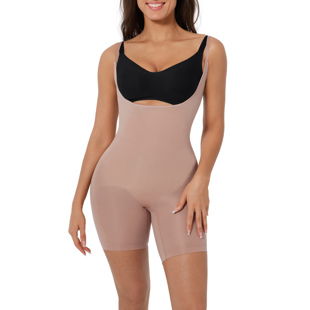 Seamless Underbust Bodysuit - Nude