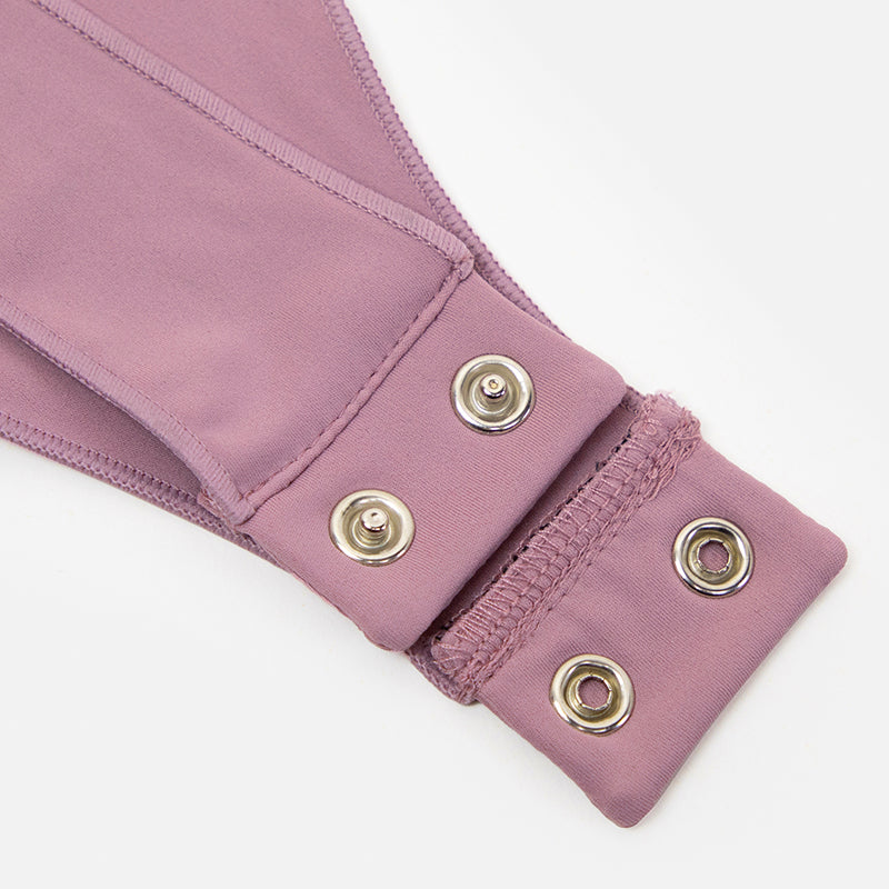 Snatched Bodysuit - Tee (Rosé)