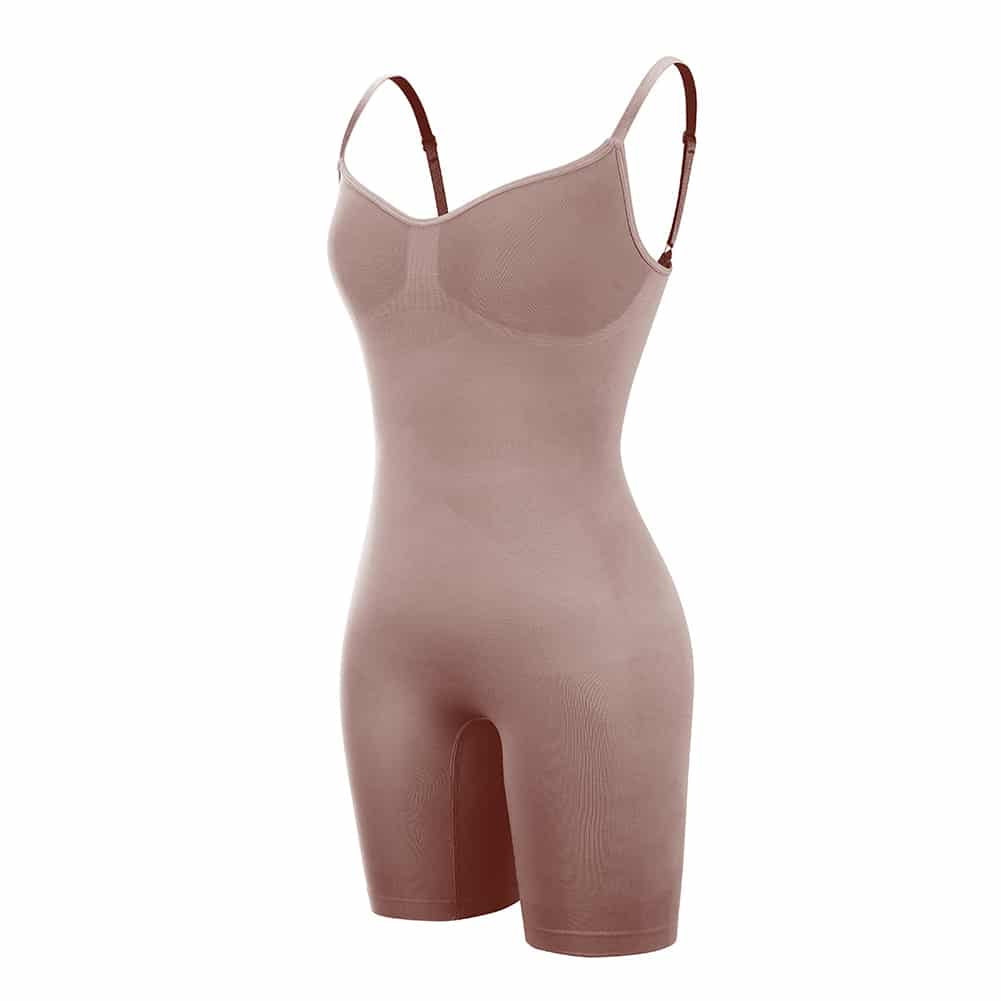 Seamless Overbust Bodysuit - Nude