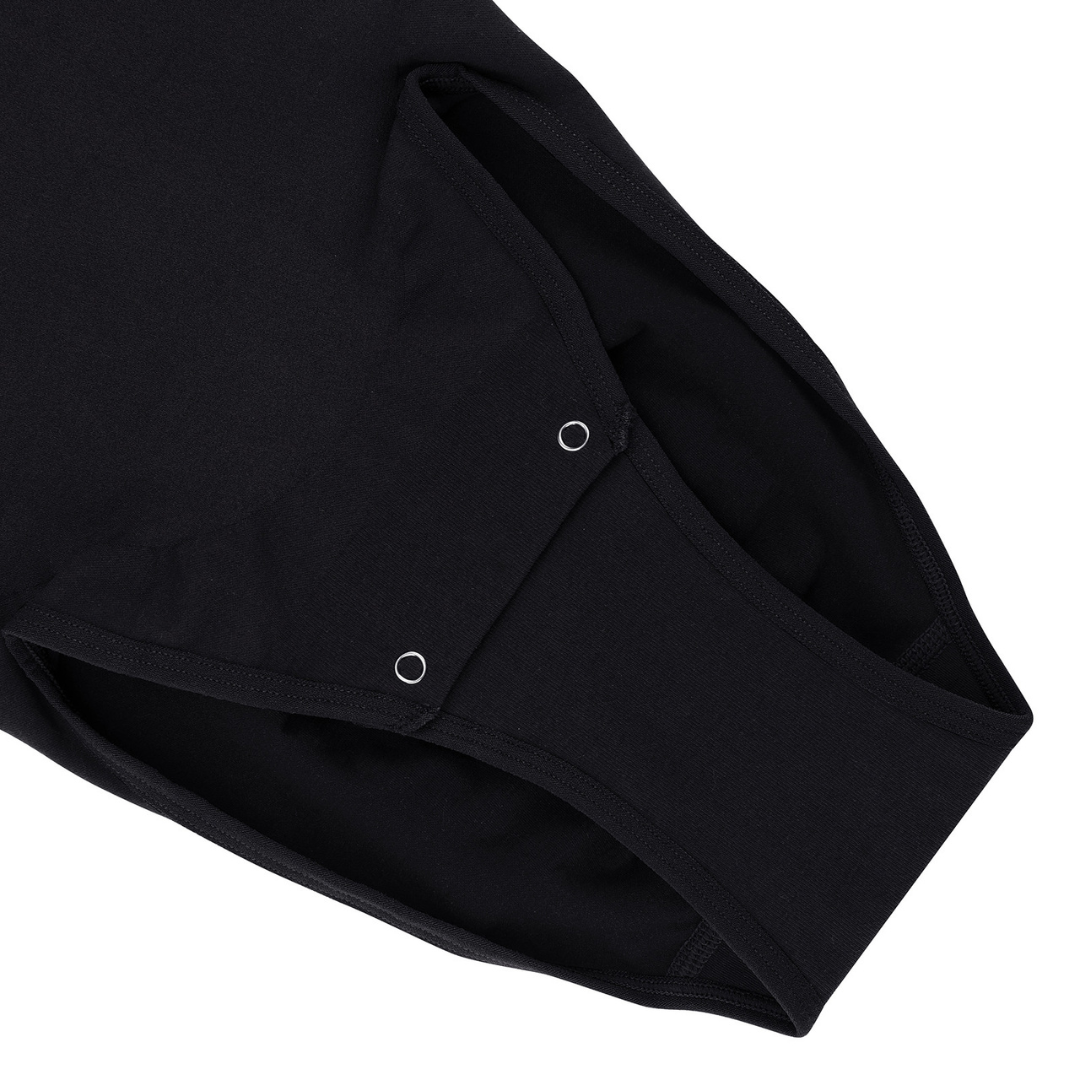 Seamless Brief Bodysuit - Black
