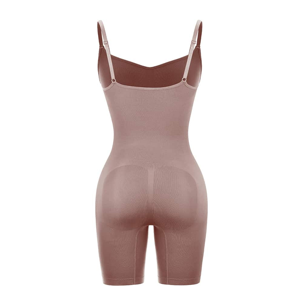 Seamless Overbust Bodysuit - Nude