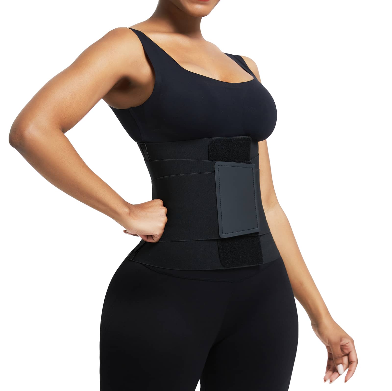 Zipper and velcro waist trainer sale